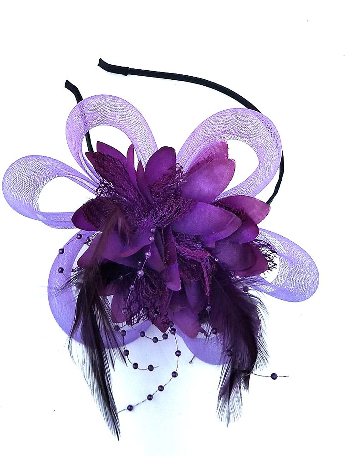 Wholesale Tulle / Feather / Net Headbands / Fascinators / Hats with 1 Piece Wedding / Special Occasion / Tea Party Headpiece