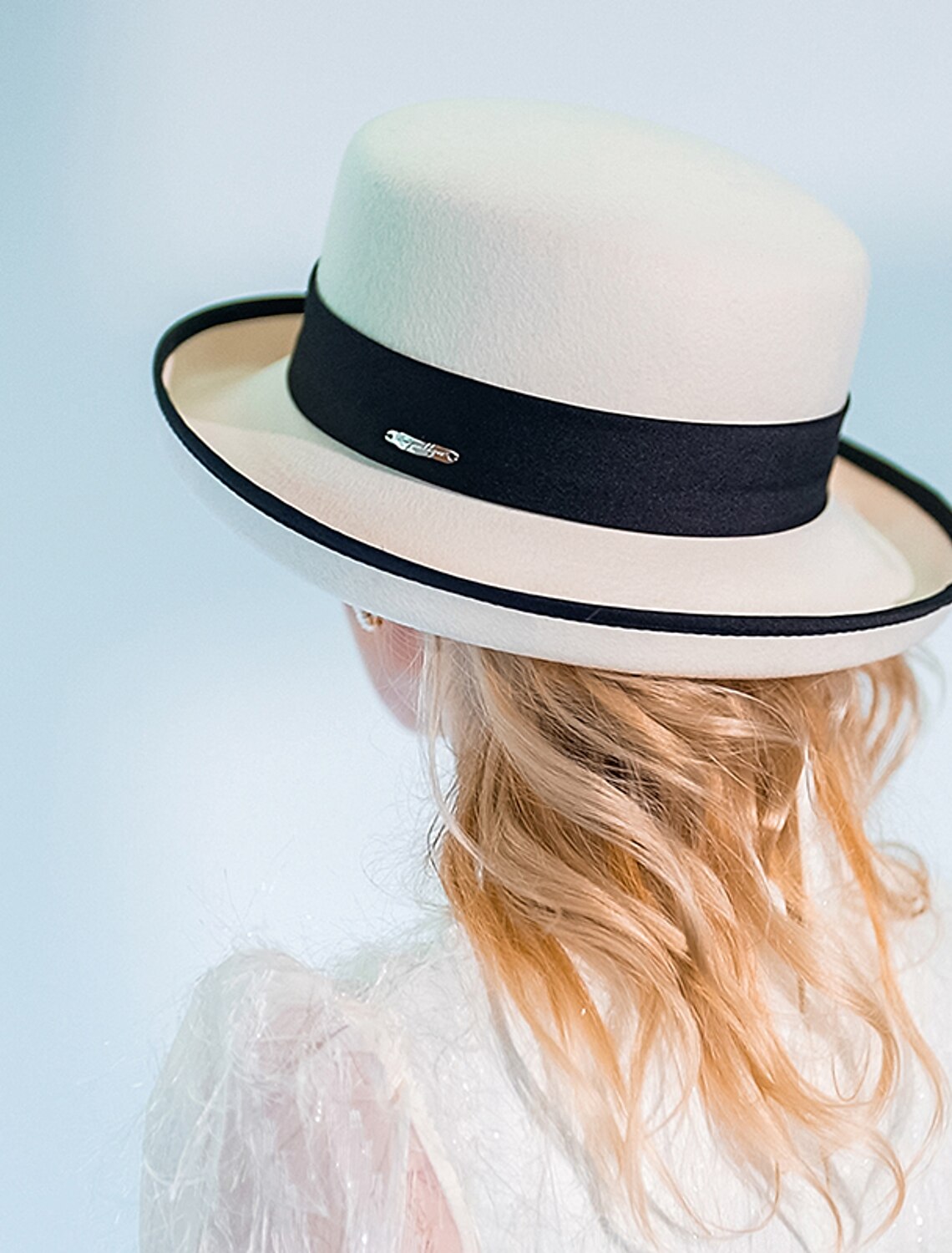 Wholesale Hats 100% Wool Fedora Hat Casual Tea Party Elegant With Bowknot Headpiece Headwear