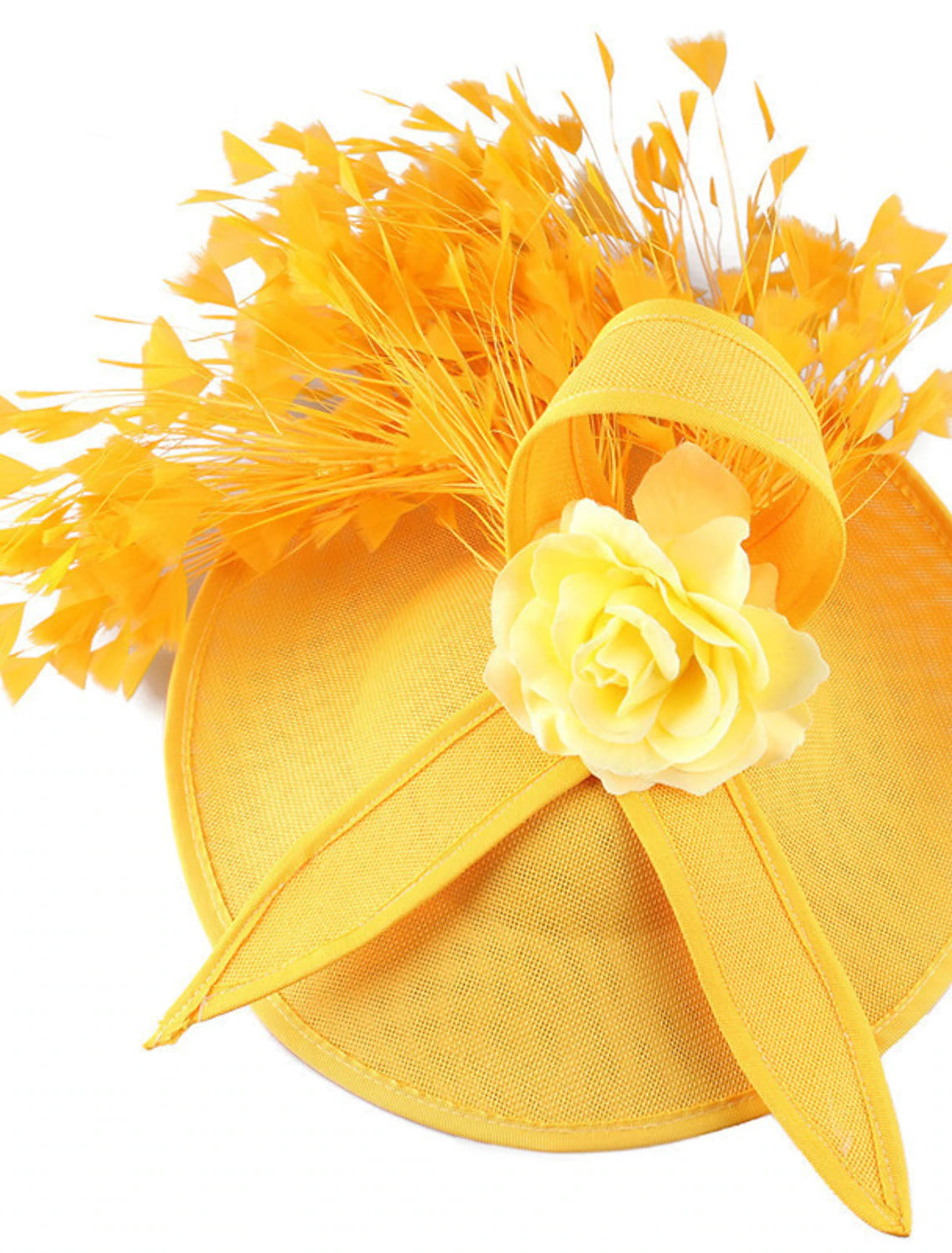 Wholesale Fascinators Sinamay Wedding Kentucky Derby Cocktail Retro Bridal With Feather Floral Headpiece Headwear