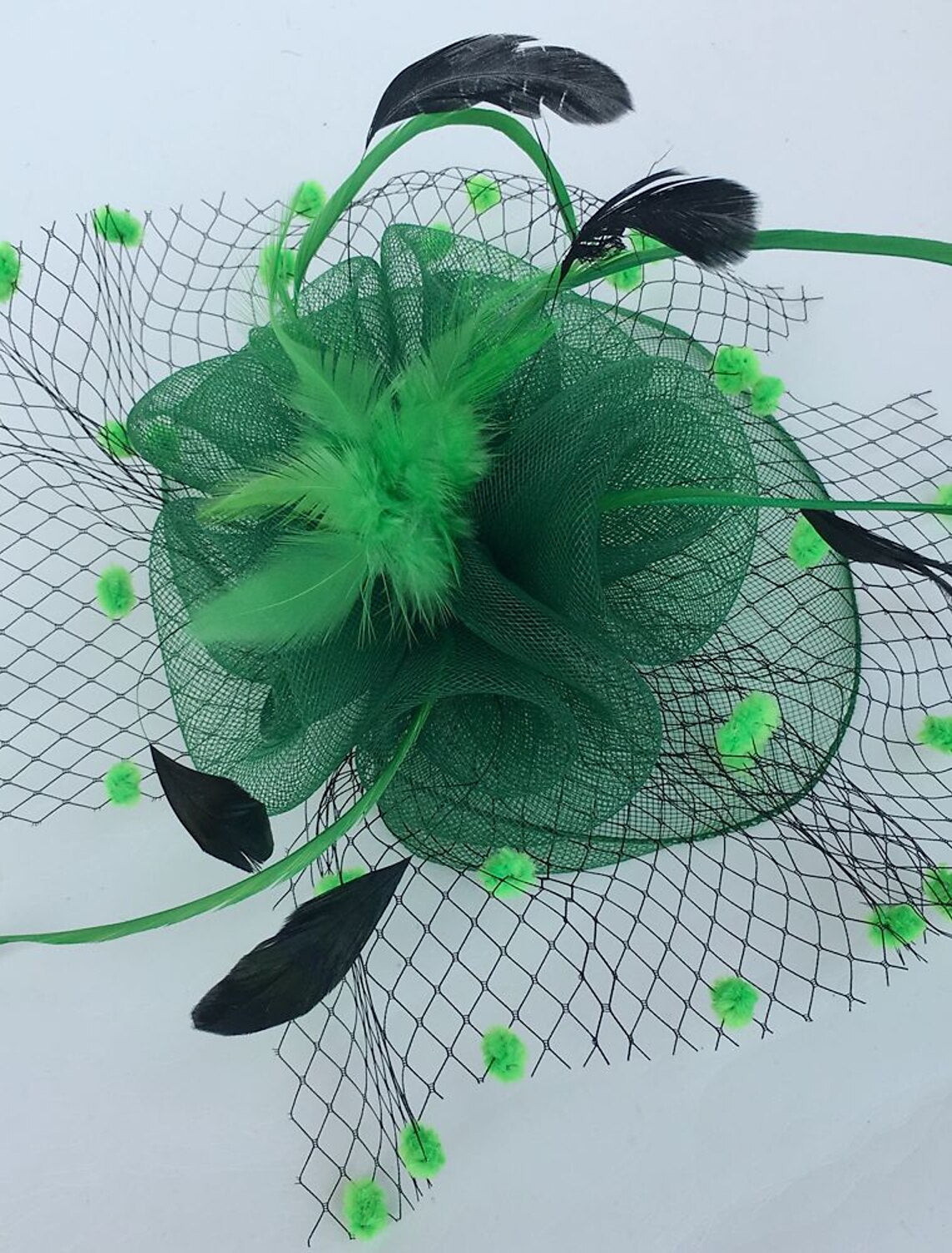Wholesale Feather / Net Fascinators Kentucky Derby Hat / Birdcage Veils with 1 Piece Wedding / Party / Evening / Ladies Day Headpiece
