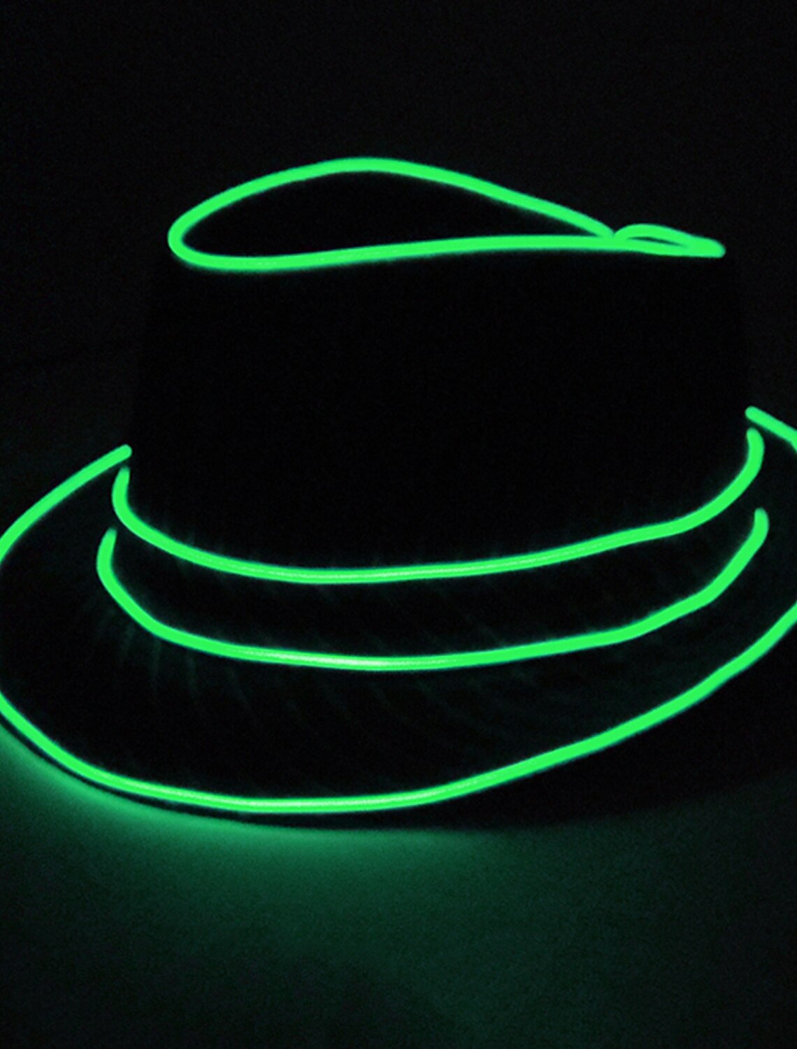 Wholesale Luminous Hat Gentleman Performance Hat LED Glow Top Hat Party Gift Birthday Wedding Costume Christmas Halloween Supplies