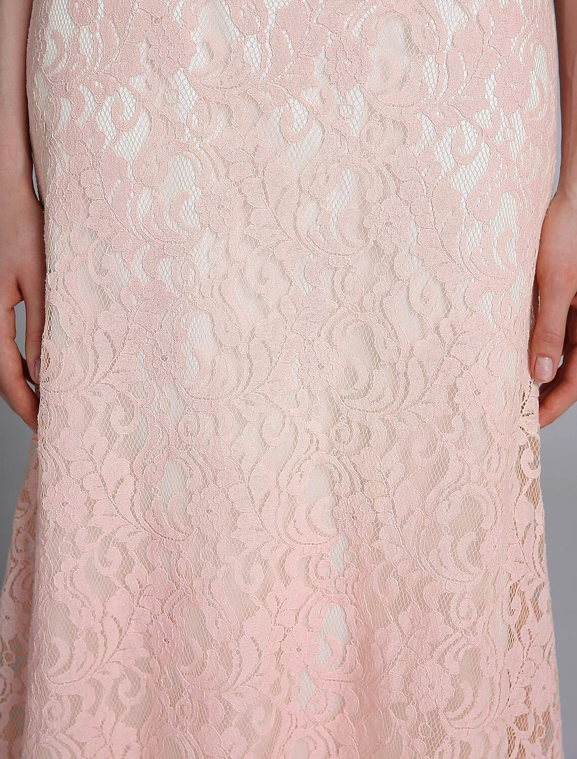 Wholesale Mermaid / Trumpet Mother of the Bride Dress Color Block Jewel Neck Floor Length Lace Half Sleeve No with Sash / Ribbon