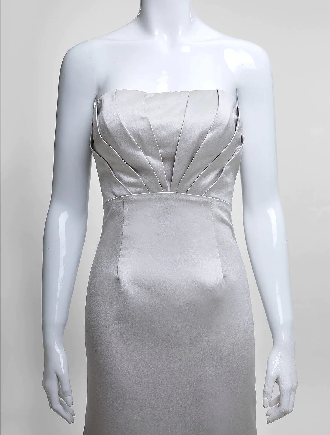 Wholesale Mermaid / Trumpet Mother of the Bride Dress Convertible Dress Strapless Floor Length Satin Lace 3/4 Length Sleeve No with Lace Beading Sequin